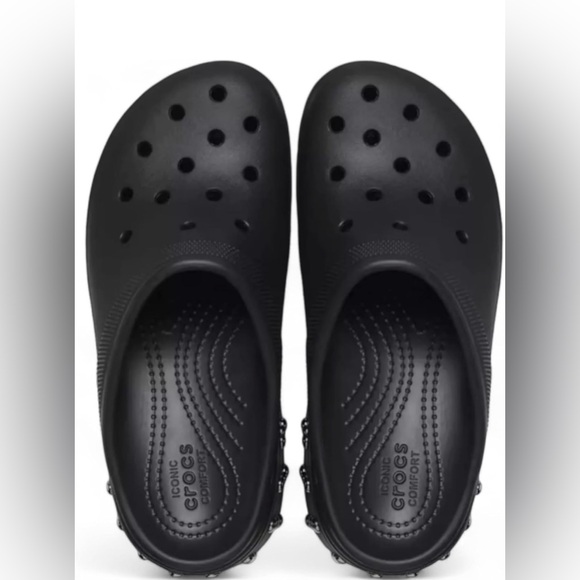 Crocs Unisex Adult Siren Studded Clog – Black – Size M13/W15 – NWT - Picture 2 of 12